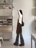 Oldin Spring Punching Long Sleeve Cardigan