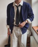 Rodent Basic V-neck Knit Cardigan