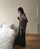 Linga Duffle Nordic Hood Knit Cardigan