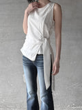 Notir Unbalanced Knot Blouse