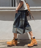 Pium Maxi Roll Up Bermuda Denim Pants