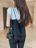 Mully Chiffon Layered Bustier Blouse