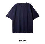 Double Cotton Half U-Neck Short Sleeve
