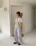 Gark Flower Nylon Sleeveless Blouse