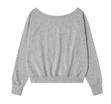 SIM CROSS One-Shoulder Sweatshirt