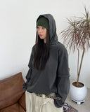 Lual Layered Pig Hoodie