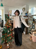 Dehena Banding Dot Velvet Skirt Pants