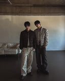 Coz Wash Cut-out Parachute Pants