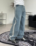 Dayran track denim pants