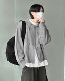 Summer hood zip up