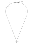 Essence Silver (W) Moissanite Lumi Cross Necklace