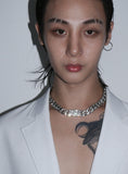 Phantom Cuban Stone Chain Necklace