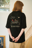 Happiness Leo Embroidery Short Sleeve