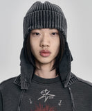 Washed Knit Trooper Hat