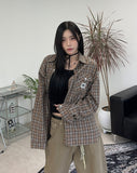 Nade Label Checkered Shirt