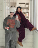 [Mink Brushed] Lotri Velvet Corduroy Crop Hoodie