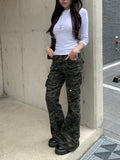 Yeru Cargo Military Bootcut Pants