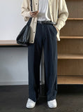 Midnight Navy Semi-Wide Slacks