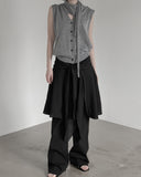 Elo Knot Nylon Midi Skirt