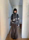 [BAONHAUS] Denin Cotton Semi-Bootcut Pants