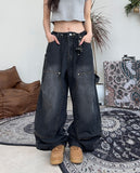 Dust Work Carpenter Denim Pants