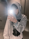 Crack Printing Over Hoodie