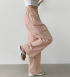 Cargo ver Rustle Cooling Banding Long Wide Pants