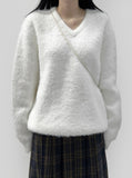 Isen Angora V-neck Knit