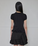 Muta Frill Puff T-Shirt