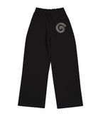 G SYMBOL Embroidered Training Pintuck Wide Pants
