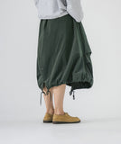 [AG.W] Front Zip Fishtail Balloon Skirt