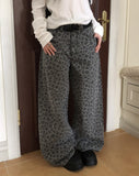 Drew Daisy Flower Wide Denim Pants