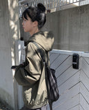 Mer nylon hooded windbreaker