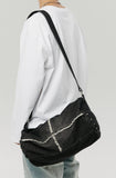 DENIM BARREL BAG
