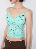 [with cup] PETIT DOT LACE SLEEVELESS