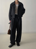 [unisex/FW] Adjust One-Tuck Wool Wide Slacks