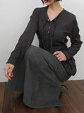 SHIRRING STRAP BLOUSE