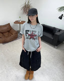 Laen Crack Star Short Sleeve Tee