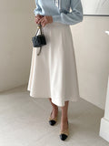 Yupia Flared Banding Long Skirt