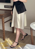 Angel Linen Pintuck Banding Half Slacks
