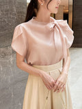Gael Tencel Tie-neck Tulip Blouse
