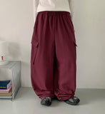 [unisex] Rohu banding string training cargo pants