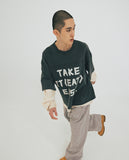 [AG] Slogan Layered Long Sleeve