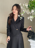 Knops Tailored Collar Flare One Piece