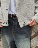 Merry Alpaca High Neck Cardigan
