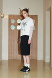 Ruffle Ribbon Crop TEE
