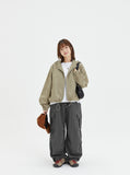 [BAONHAUS] Ikuka hood wind zip-up jumper
