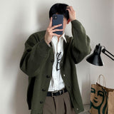 Plan Dark Color Cardigan