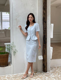 Clive Tweed Short Sleeve Short Jacket
