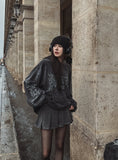 Eike printed balloon hoodie
